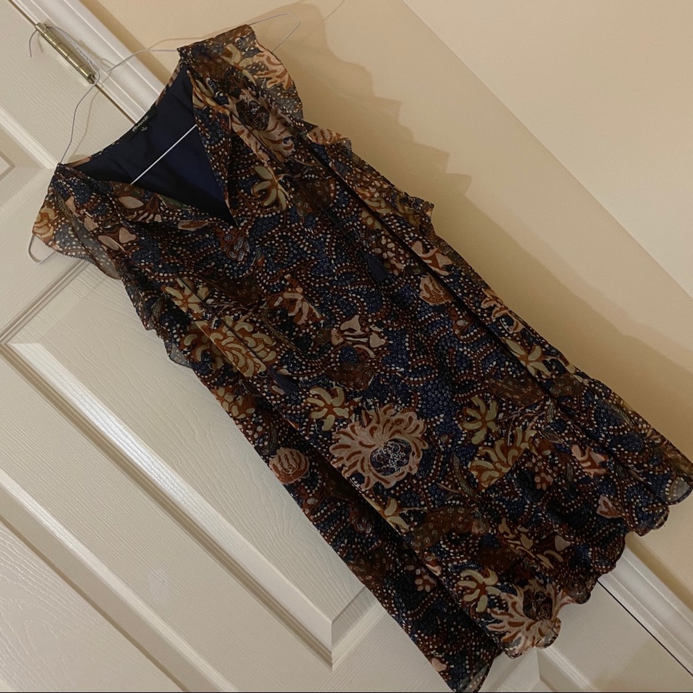 ❌SOLD OUT ❌ Madewell ruffle floral tassel dress